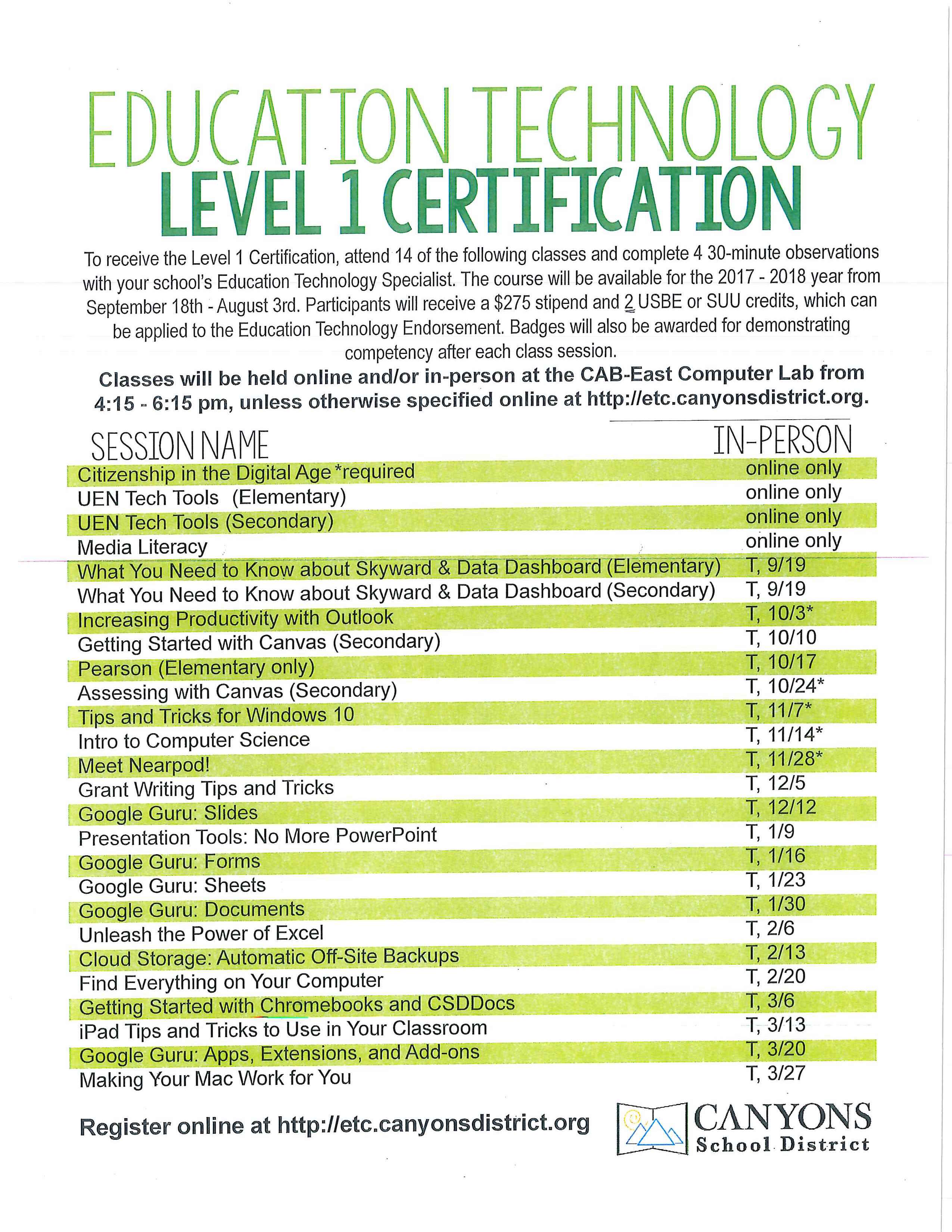Level 1 Certification Courses.jpg